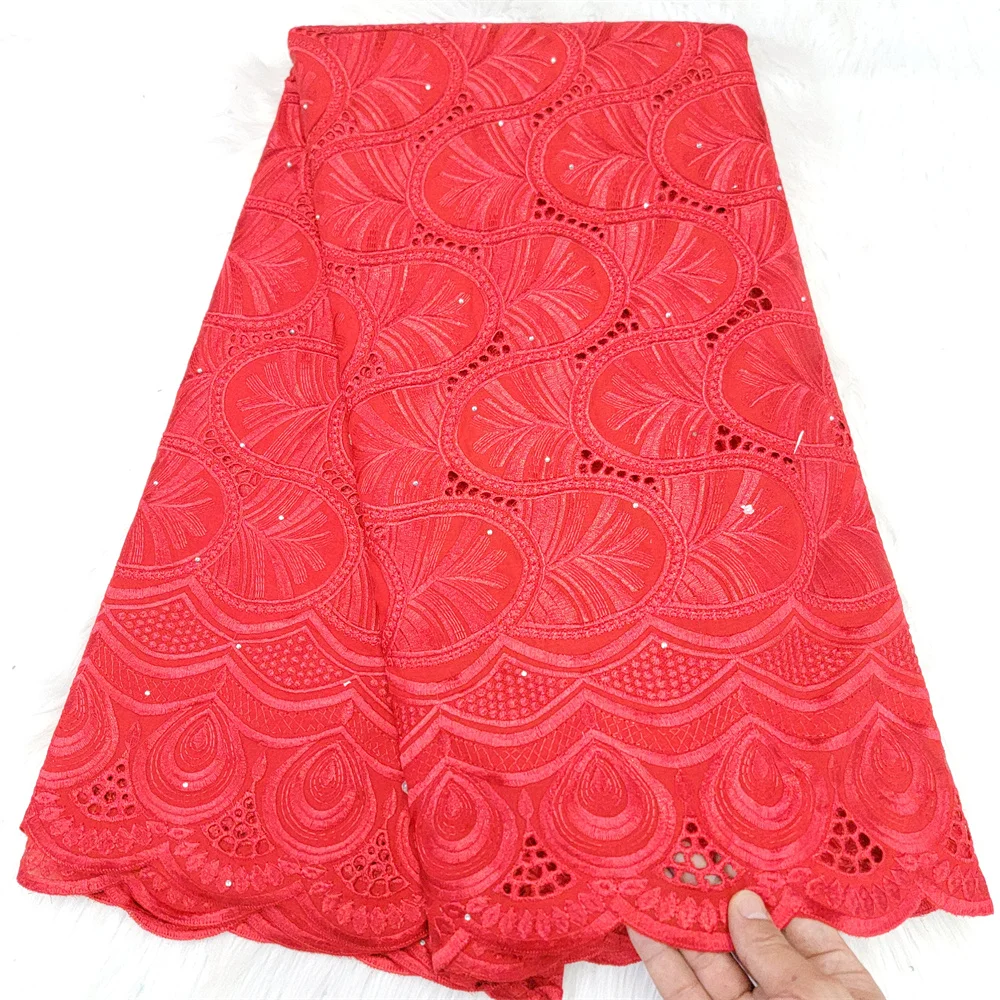 

High Quality Nigerian French Cotton Swiss Voile Lace In Switzerland 2022 African Dry Lace Fabric for Party Wedding h74-29