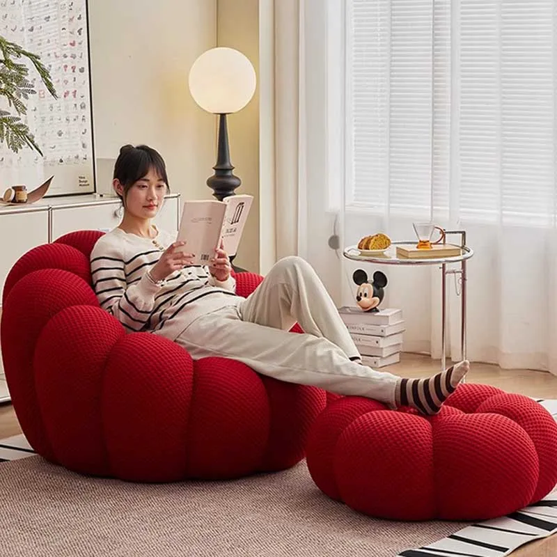 Minimalism Vintage Rocking Chair Lounge Nordic Recliner Luxury Rocking Chair Leisure Single Fauteuil Salo Living Room Furniture