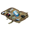 Outdoor Molle Admin Pouch 1000D Tough Nylon EDC Utility Pouches Tools Bag EMT Utility Map Pocket for Hunting CS 4