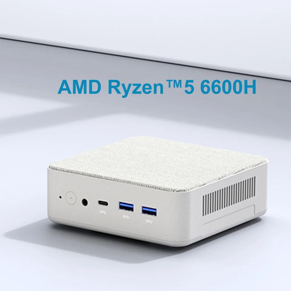 ZXIPC AMD Ryzen 5 6600H MINI PC Windows 11 DDR5 4800Mhz 16GB 500GB