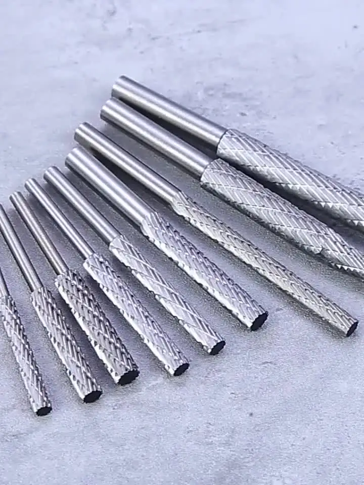 20Pcs Rotary Burr Set 3mm Schacht Wolfraam Staal voor Houtbewerking