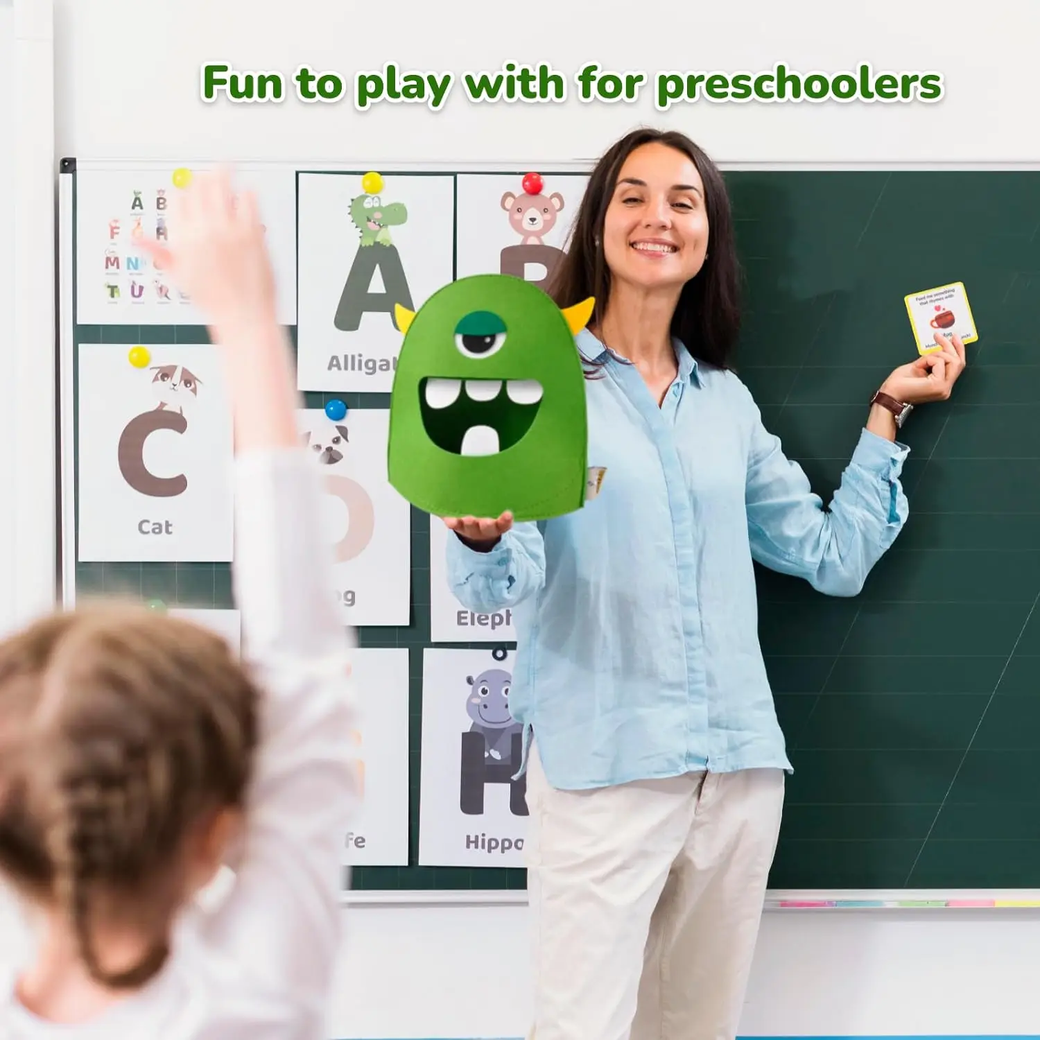 Montessori Letter Recognition Matching Game Social Emotional Learning Toy  to Express Emotions for Kids Age 3+ 4
