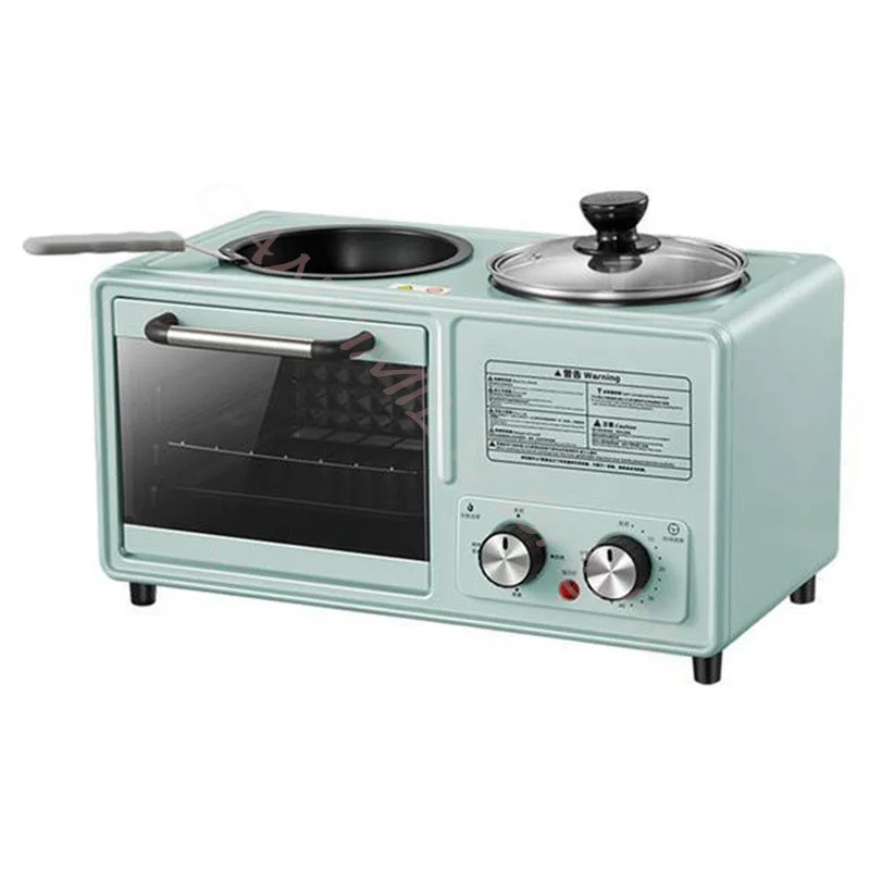 Multifunctional Electric Oven Household Breakfast Machine Bread Pizza Breakfast Machine Toaster Frying Pan Kitchen Tools 4