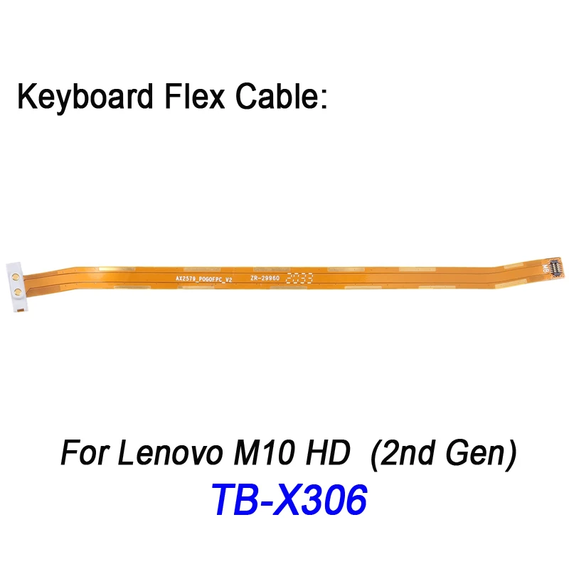 

Гибкий кабель для подключения оригинальной клавиатуры к материнской плате для Lenovo M10 HD (2-го поколения), запасная часть для планшетного ПК