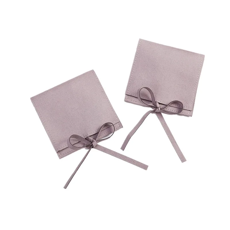 5 Pezzi Sacchetti Regalo In Velluto Microfibra 6X6Cm Gioielli Regali Sacchetti Orecchini Collana Bomboniere Natalizie Per Gli Ospiti Sacchetto Di Cara