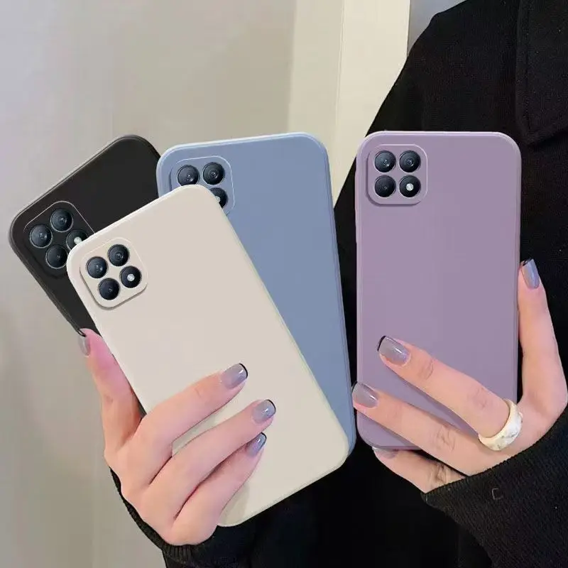 Elegant Shockproof Matte Silicone Phone Case - Luxury Soft Design