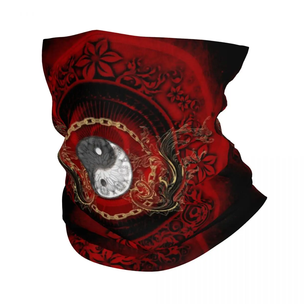 

Бандана The Sign Ying And Yang, зимняя теплая Женская Шейная повязка с защитой от ветра, шарф для лица для пеших прогулок, китайская философия, гетры, повязка на голову