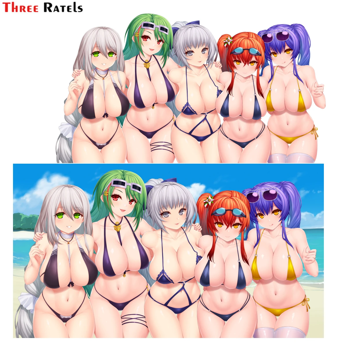 Tre Ratels G87 Zara Pola Pola Victor Veneto Adesivo Per Auto Decalcomania Per Bicicletta Moto Laptop Casco Camion Auto