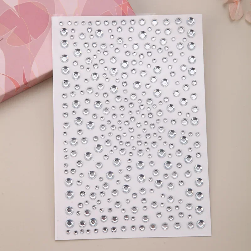 Antner Self-Adhesive Rhinestone Stickers Gems For Crafts Jewels