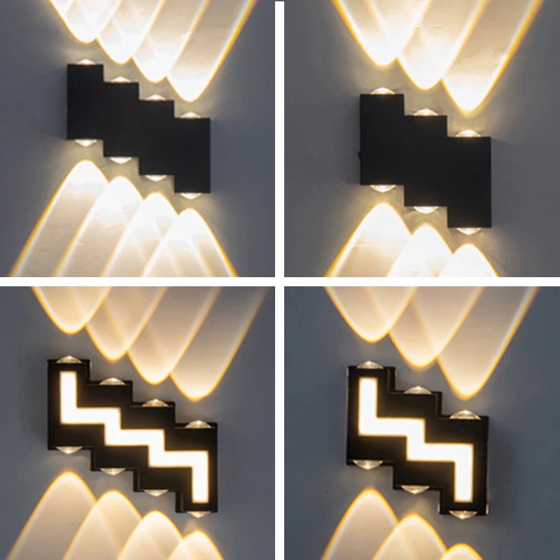

Modern LED Wall Lamp Outdoor Waterproof Wall Sconce Lamp Up and Down Luminous Lighting Night Light For Yard Porch Garden Decor