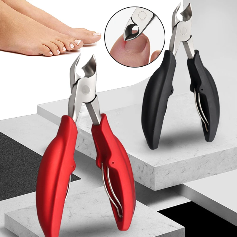 

Thick Nail Clippers Ingrown Toenail Nipper Pedicure Cutter Onychomycosis Trimmer Professional Plier Manicure Tool