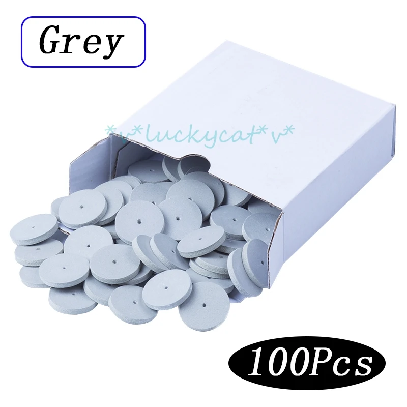 new high quality 100Pcs Assorted Dental Lab Polishing Wheels Burs Silicone Rubber Polishers tool for dental polishing item