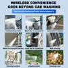 Car Wash Gun Cordless High Pressure Car Cleaning Tool 6 In 1 Spray Nozzle Home Garden Sprayer Water Gun For Makita 18V Battery 6