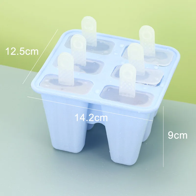 Silicone Popsicle Mold Set - Reusable, BPA-Free, Easy-Release Ice Pop Makers (6 Pieces)