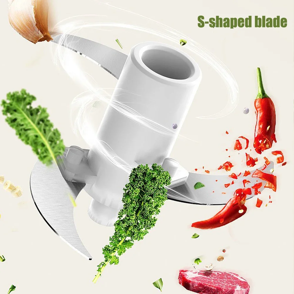 Mini USB Charging Meat Grinder Wireless Electric Garlic Press 350ml Chopper Garlic Masher Crusher Vegetable Kitchen Tools 2