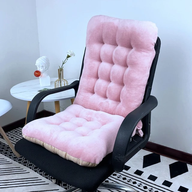 Coussins pour chaise de bureau, cuisine, maison, dossier et siège de salle  à manger, fauteuil à bascule court en peluche, coussin de chaises épaisses  - AliExpress