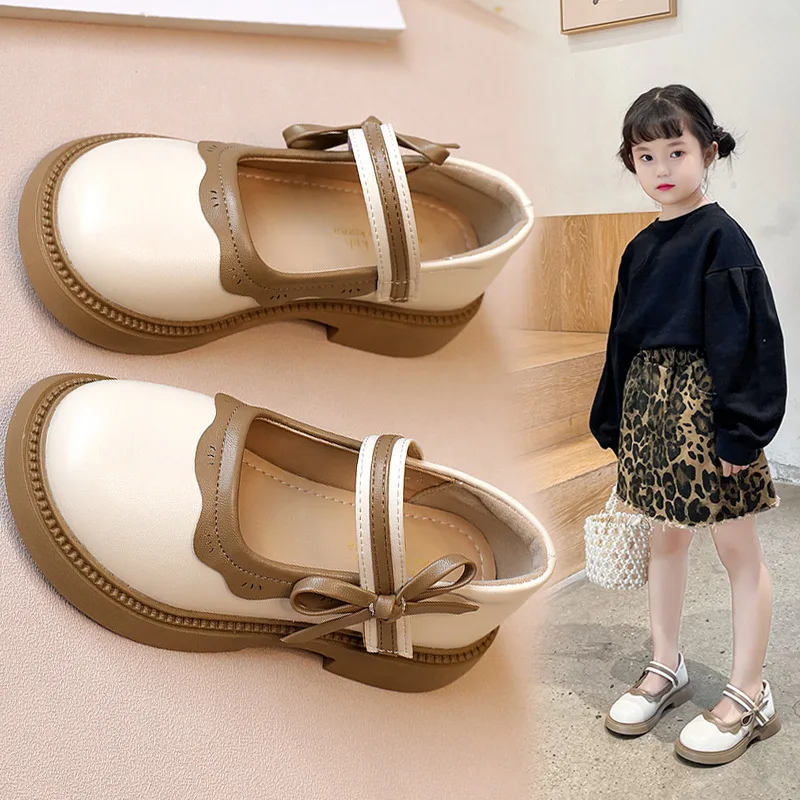 Girls' Princess Shoes 2025 Spring and Autumn New Style Girls' Little Leather Shoes Autumn Style Baby Fashion Single Shoes - 4