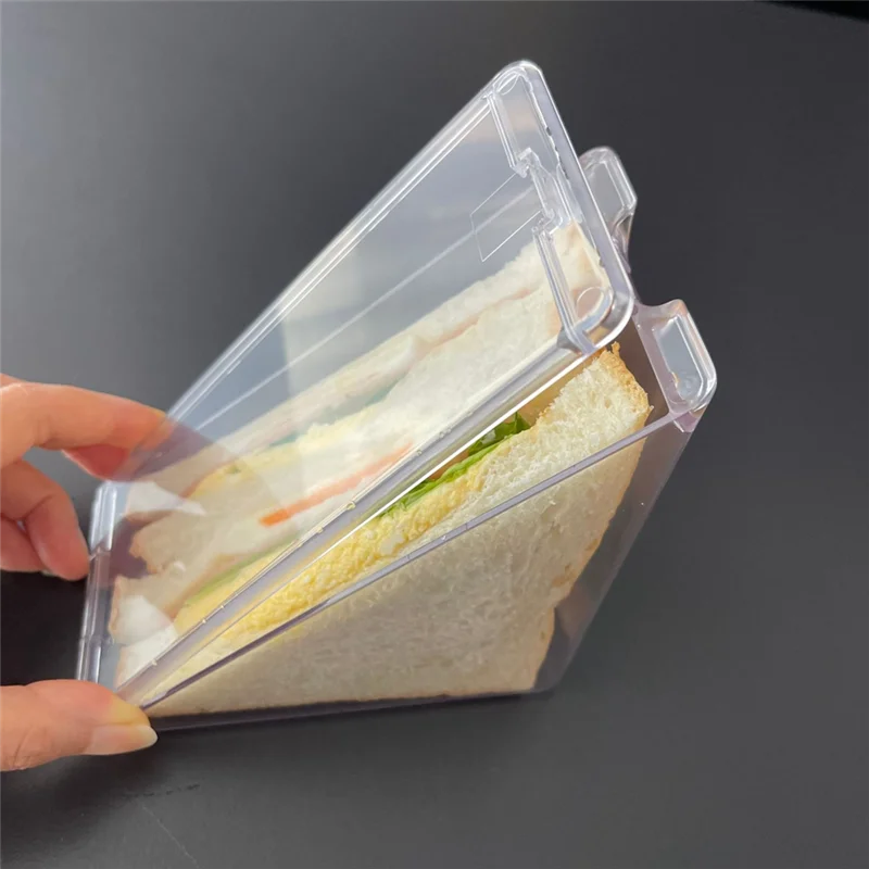 High-Quality Triangle Sandwich Containers, Reusable Clear Plastic Lunch Boxes for Sandw... - SKU TSC01249 - UGI Packaging
