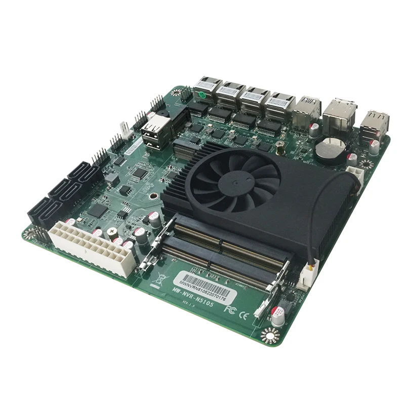 N5105  ھ Ʈ  NAS   6 SATA ǥ ITX 17CM Ƽ ϵ ũ Sata