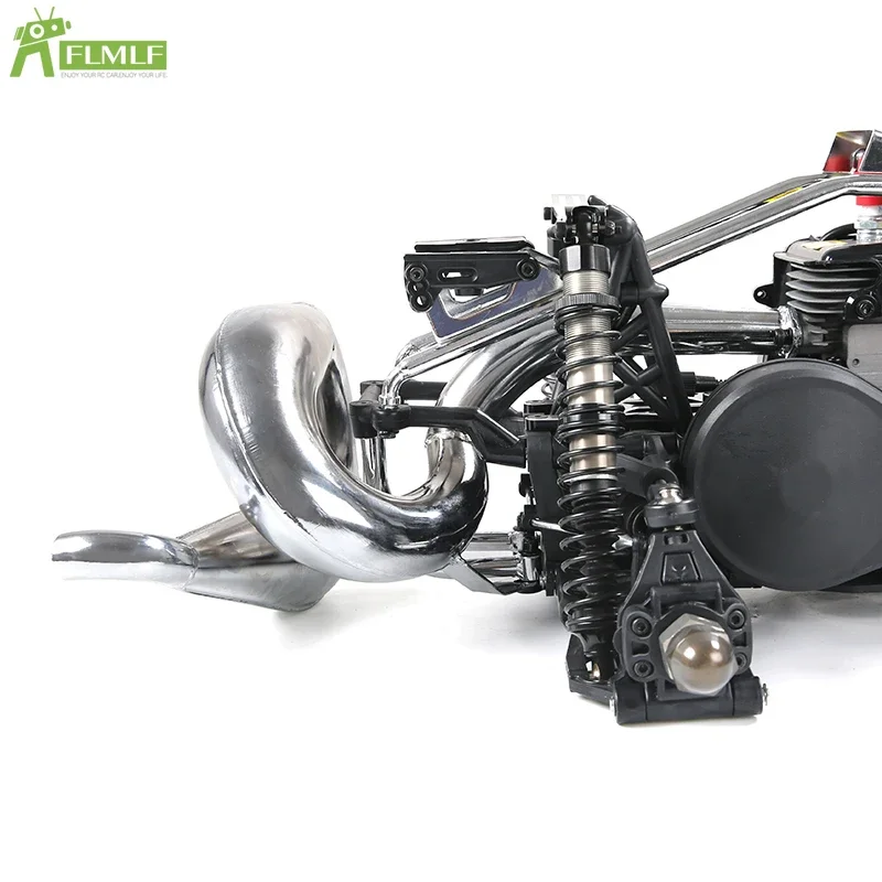 Tuyau D'Échappement RC En Aluminium - Pièce Tuning Pour Voiture HSP Buggy 1/10 - Accessoire Réaliste Et Robuste
