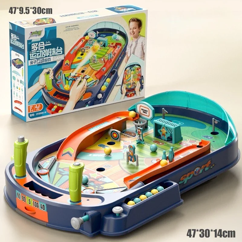 어린이 핀볼 게임 슈터 축구 테이블 더블 인터랙티브 배틀 손과 눈의 협응 파티..