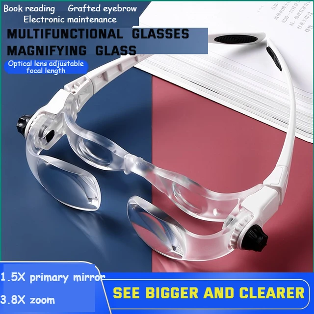 Magnifying Glasses Magnifier Eyeglasses For Reading Hobbies & Close Work  2.5x - Magnifiers - AliExpress