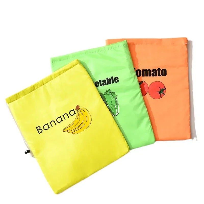 Premium Reusable Insulated Produce Storage Bags - Shockproof, Fresh-Keeping, and Lightweight
