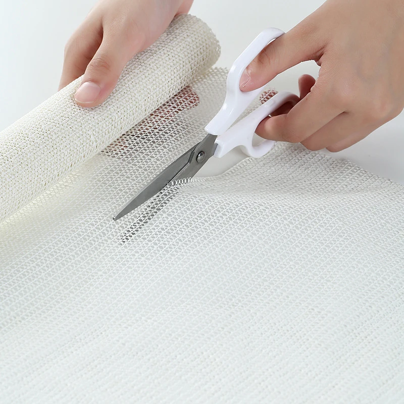 Anti Slip Mat PVC Foaming Net Cloth Antiskid Fabric for Household Carpet Yoga Sofa Mattress