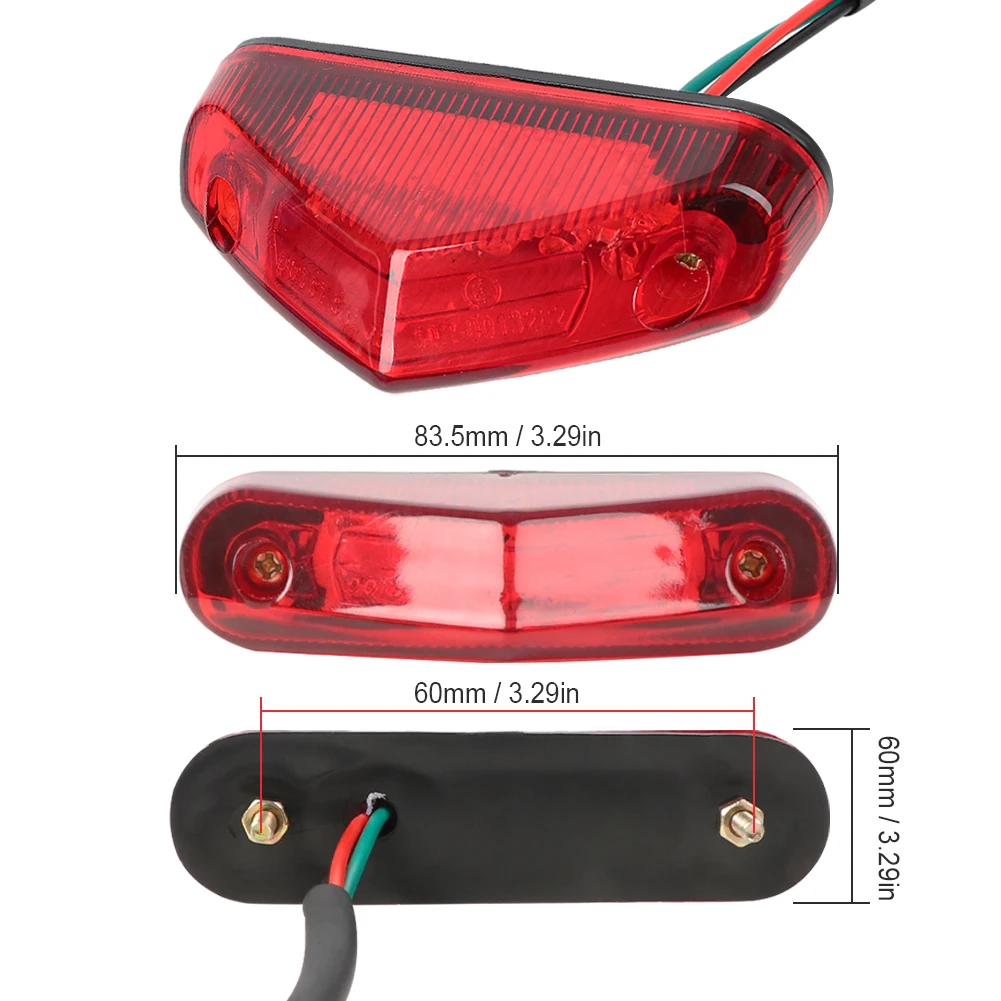 Universal Motorcycle Light Bar Strip DC 12V 12LED Brake Stop Tail Light DRL Indicators For Motorcycle Motorbike ATV Dirt Bike images - 6