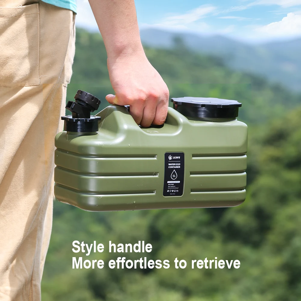 5L-12L 휴대용 캠핑 물통 (수도꼭지 및 비누 디스펜서 포함) BPA 프리 물 저장 탱크 (야외 캠핑, 자동차용)
