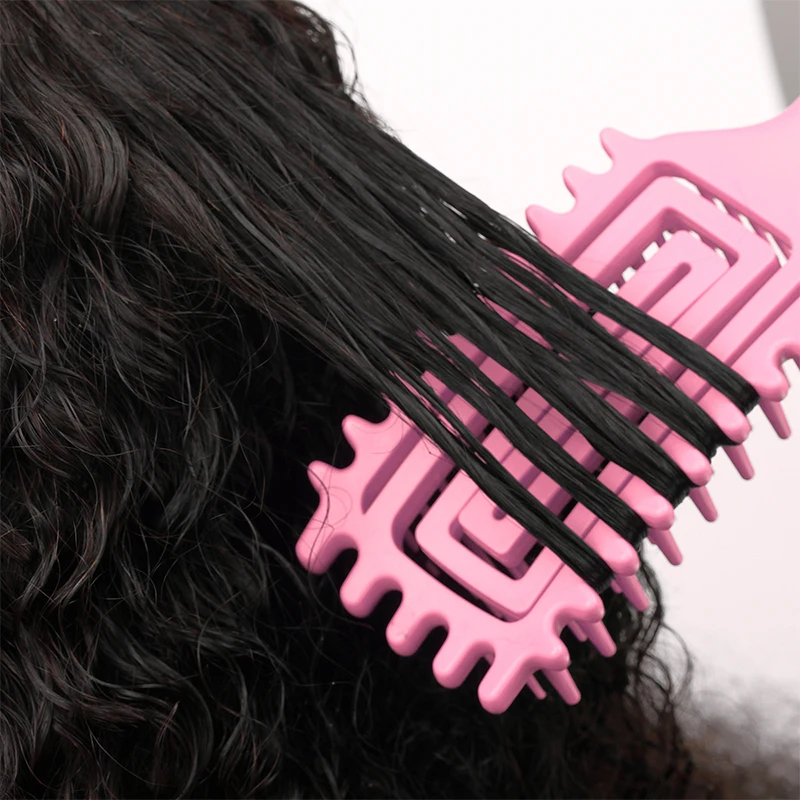 Vented Curl Defining Brush Men's and Women's Curly Hair Brush Curl Define Styling Brush for Combing and Shaping 4