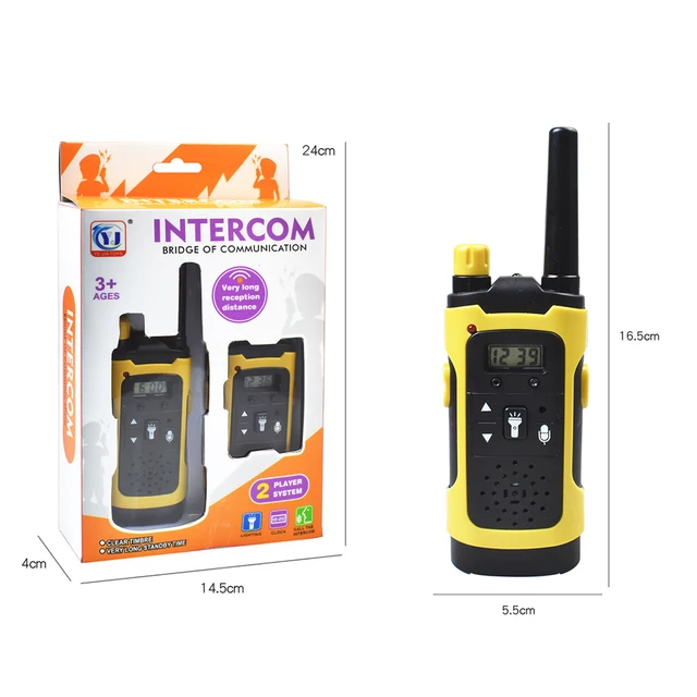 Walkie Talkies For Kids 300M Long Range Two Way Radios Toys For Family Outdoor Adventure Game Voice Interphone Toy Children Gift 5
