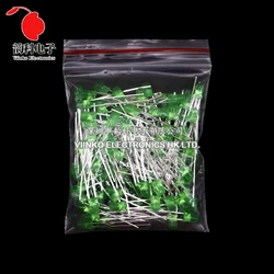 Multicolor Light Emitting Diodes Electronics Kit - Assorted LED Diodes in Various Sizes and Colors (3MM Green 100pcs)