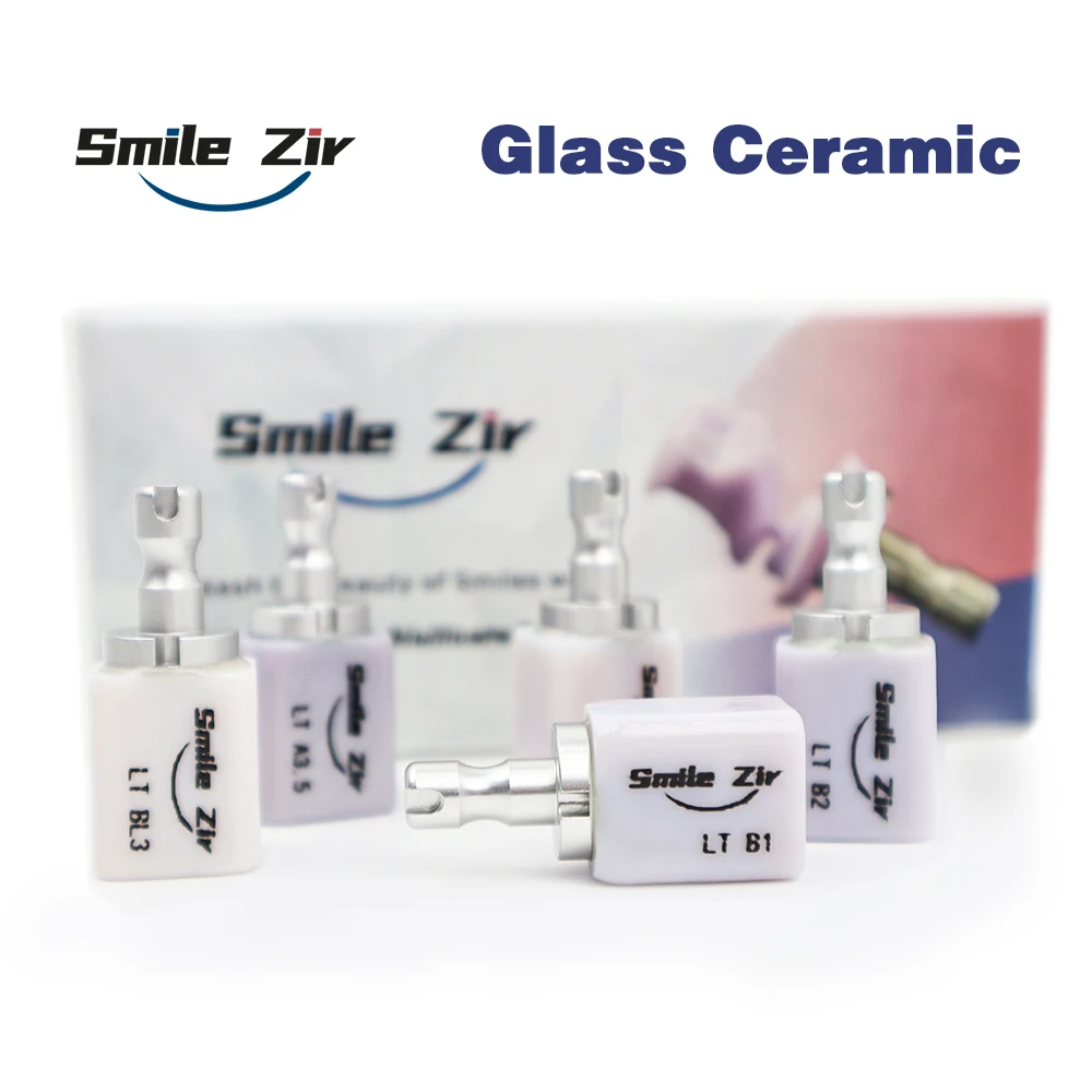 

Smile Zir High Translucent Lithium Dislicate Blocks Emax glass ceramic block for the CEREC Dental