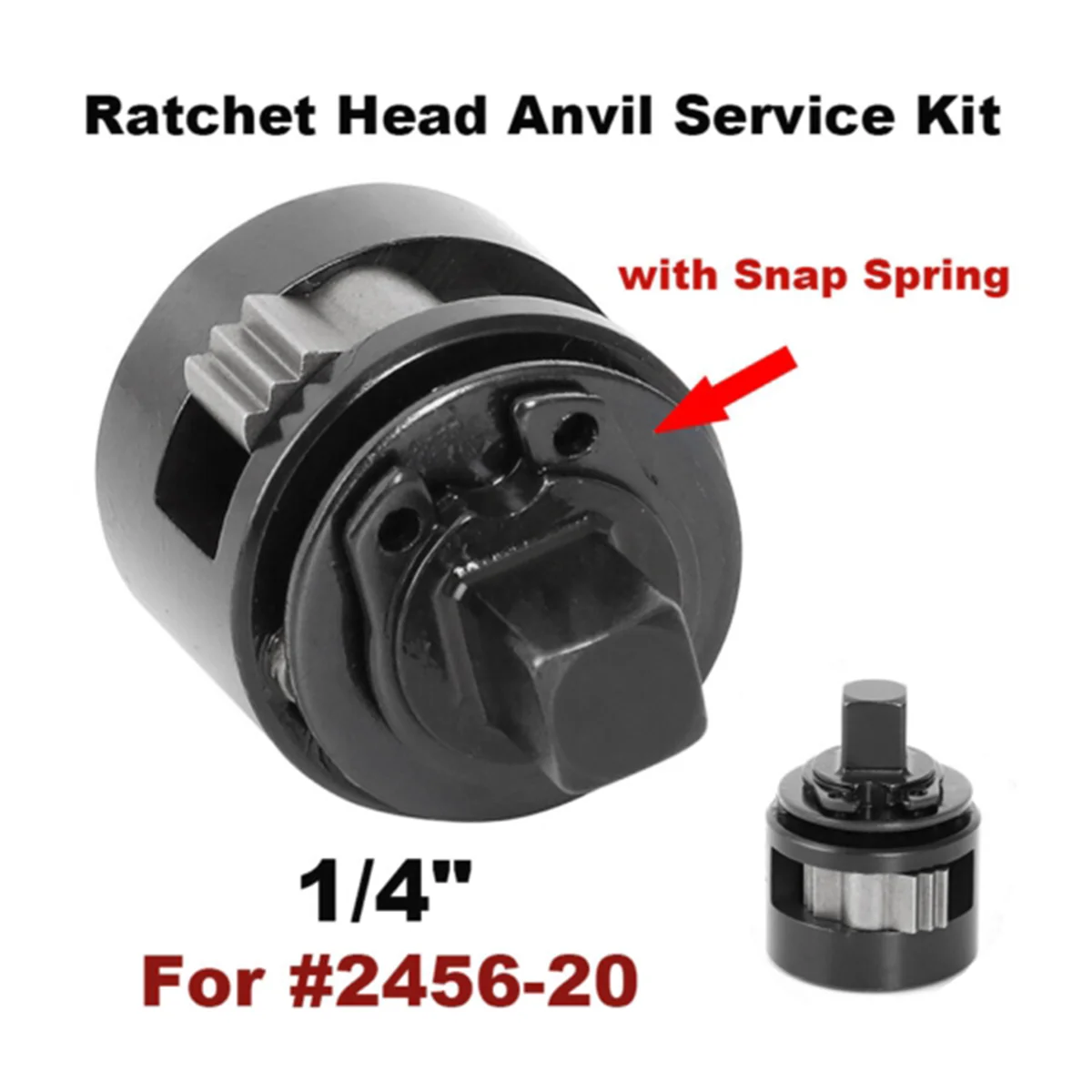 Electric Tools Kit Electric Tools Service Kit 42-06-1006 M12 1/4 Ratchet Head Anvil Fits For Milwaukee 2456-20 1 Set