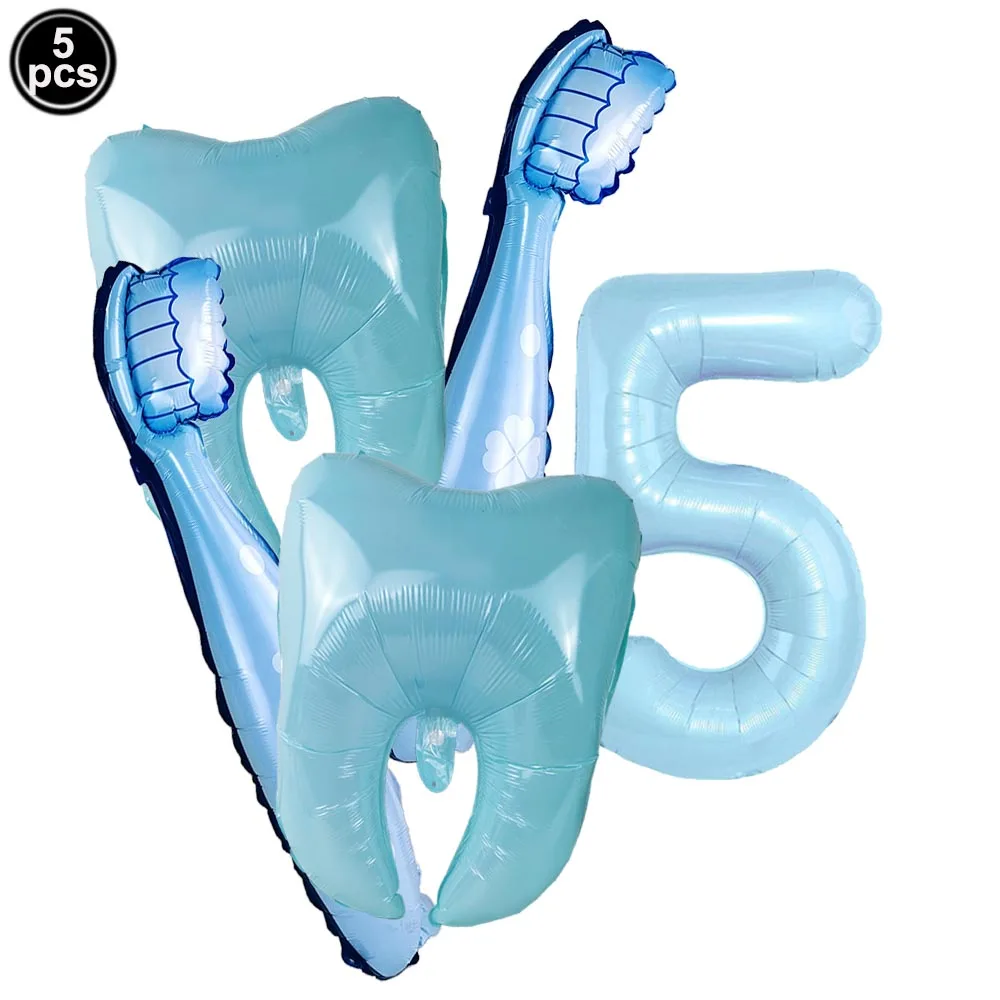 Dental Health Protection Themed Party Decor Foil Balloons