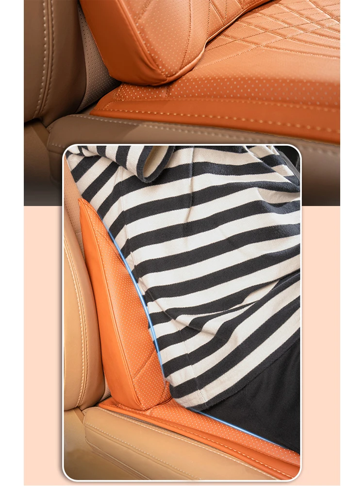 Big Ant 2PCS Car Neck Pillow of Driving, Car Pillow with Memory Foam,  Softness Leather Memory