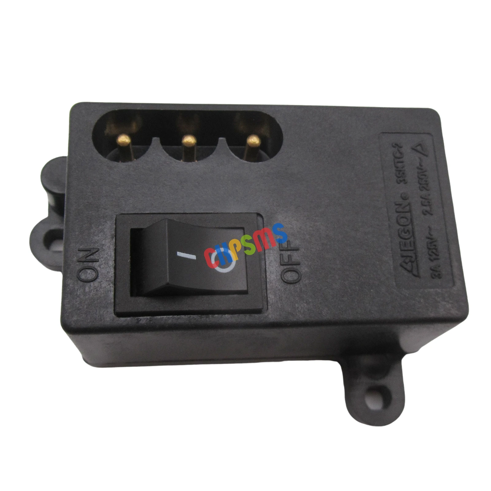 

1Set #033770217-TB Male Socket Terminal Box For #033770217 Sewing Machine Power Cord Plug