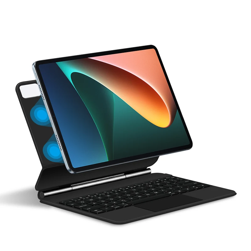 حافظة لوحة المفاتيح السحرية بإضاءة خلفية لهاتف Xia...