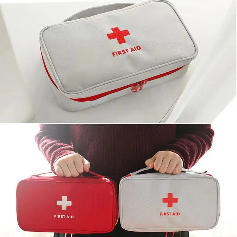 

Travel Portable Storage Bag First Aid Emergency Medicine Bag Outdoor Pill Survival Organizer Emergency Kits Package Organizer