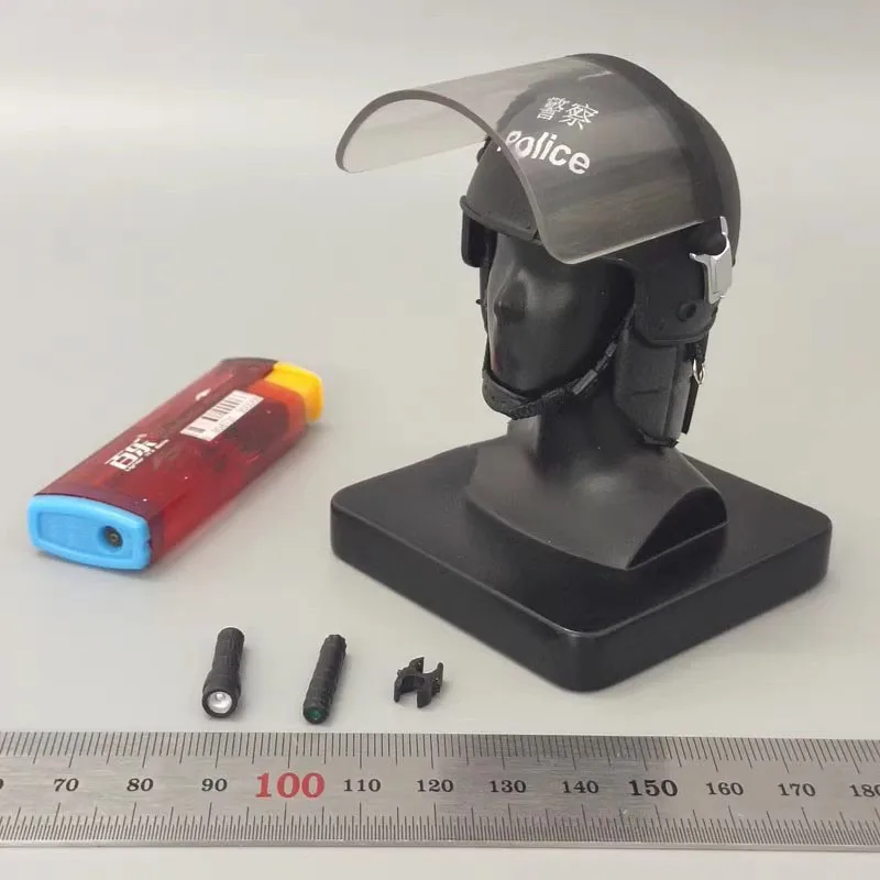 

1/6 Soldier Accessories Riot Helmet Display Stand 2.0 Model Toy Gift Fit 12'' Action Figure Body In Stock Collectible