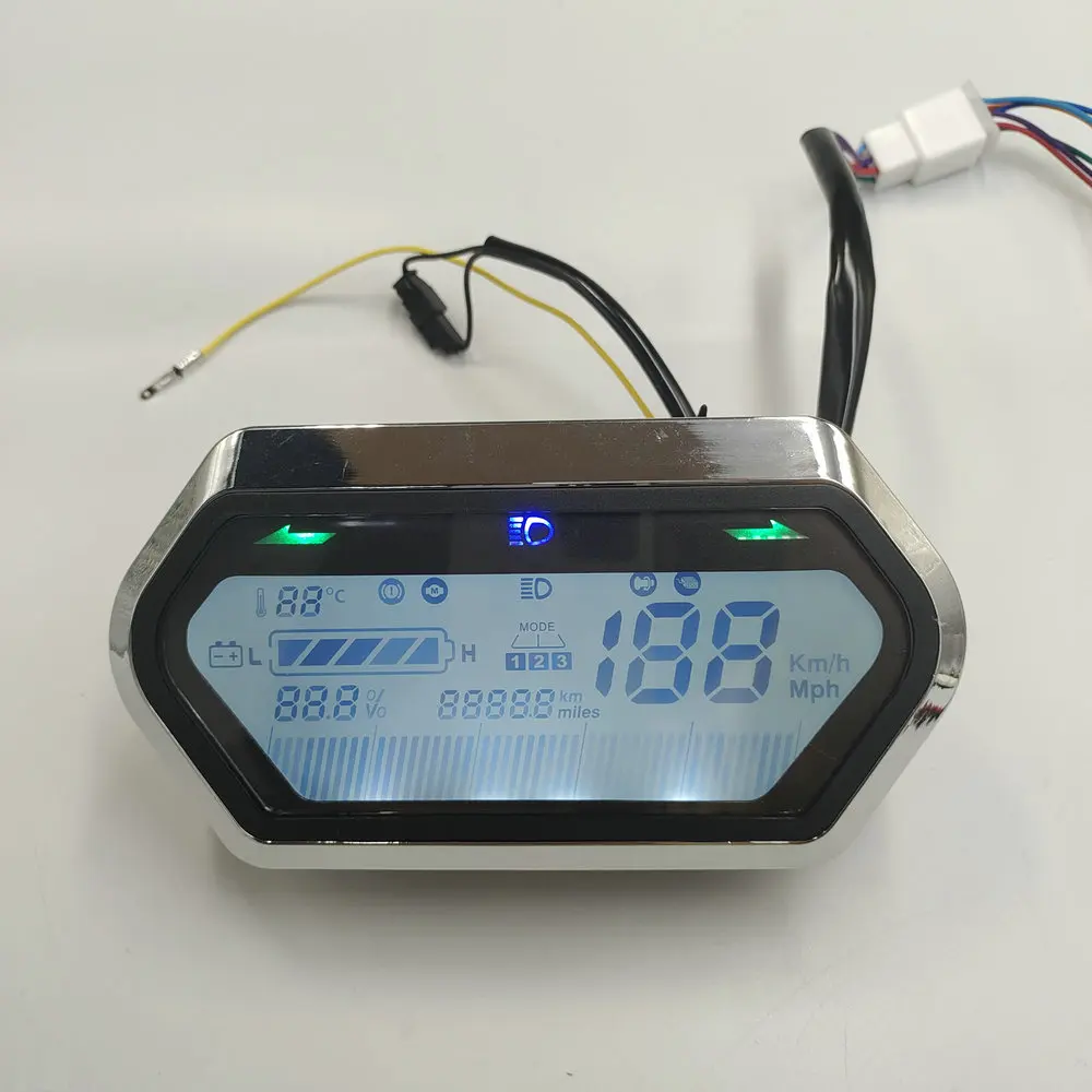 Compteur LCD universel pour trottinette électrique,Tableau de Bord 52V,  d'affichage LCD pour vélo électrique avec Accélérateur - Cdiscount Auto