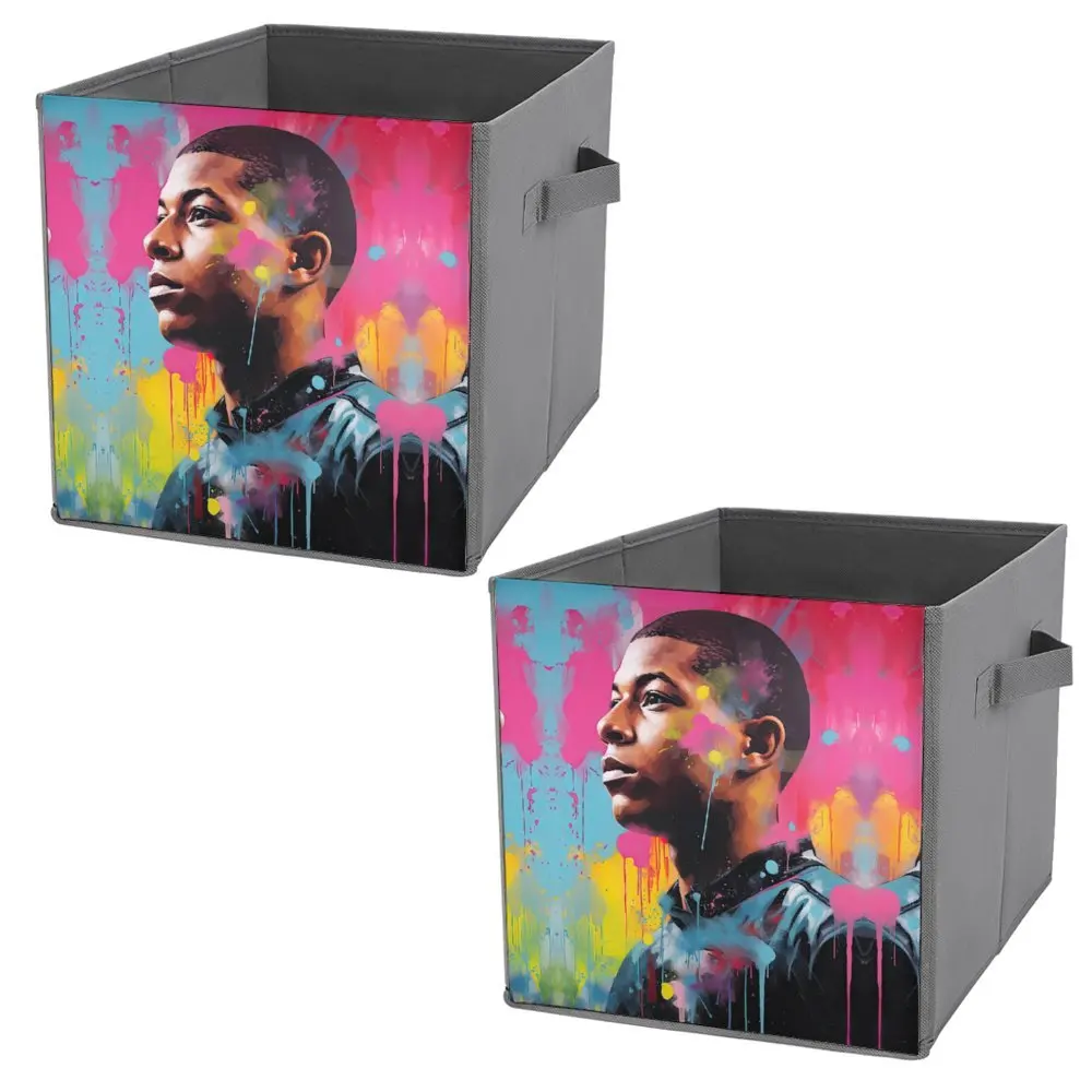 Mbappe E Mbappé Kylian Champion France Football Team Soccer 10 Serbatoio Di Stoccaggio Pieghevole Scatola Di Immagazzinaggio Organizer Division Storag
