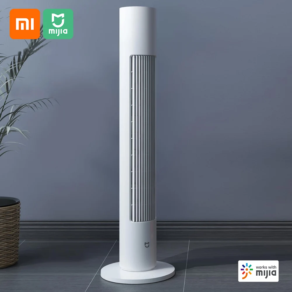 Xiaomi Mijia Bladeless Tower Fan Bpts01dm Dc Frequency Conversion Summer  Cooling Air Conditioner Cooler App Control - Fans - AliExpress