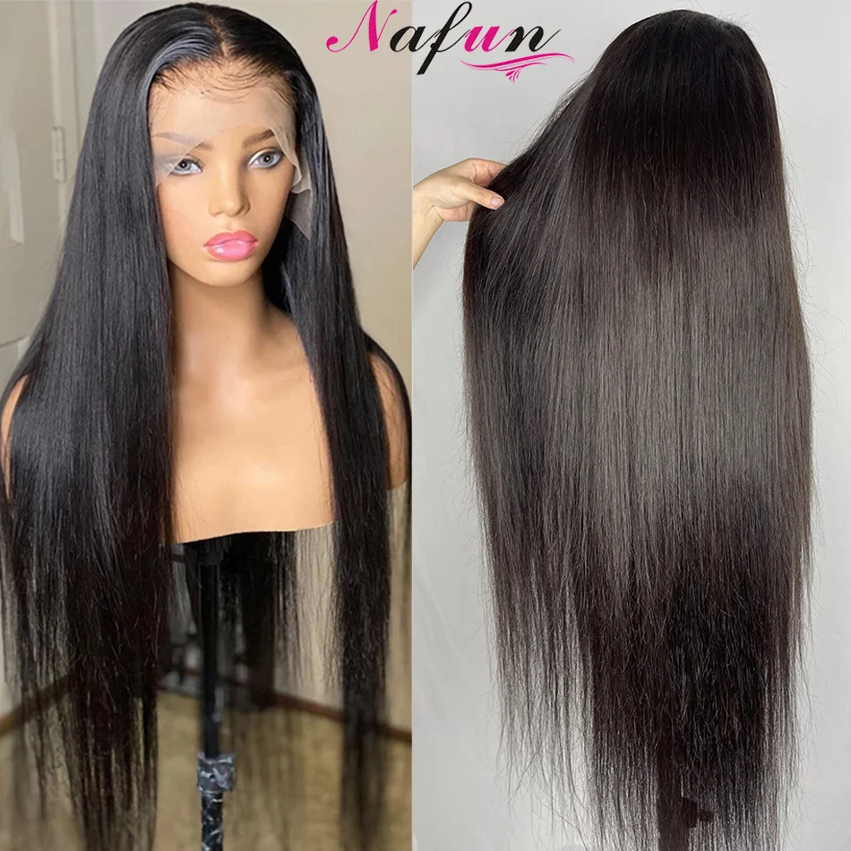 

Hd Transparent Brazilian Bone Straight 13x4 Lace Frontal Human Hair Wigs 32 Inch Glueless 4X4 Closue Wigs For Women Pre Plucked