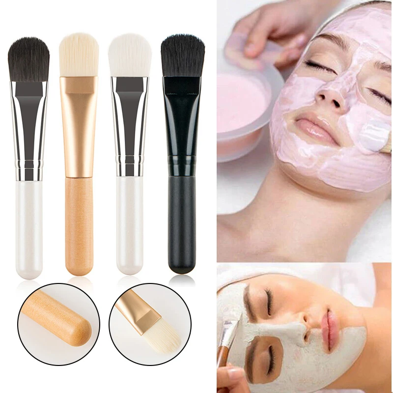 

Face Mask Brush Foundation Applicator BB Cream Blender Concealer Brush Flat Soft Hair Beauty Makeup Tool Skin Care Multifunction
