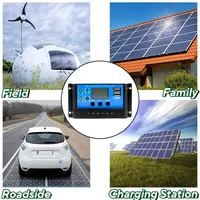 1000W panneau solaire 12V cellule solaire 10A-100A contrôleur Kit de plaque solaire pour téléphone RV voiture caravane maison Camping batterie extérieure 3