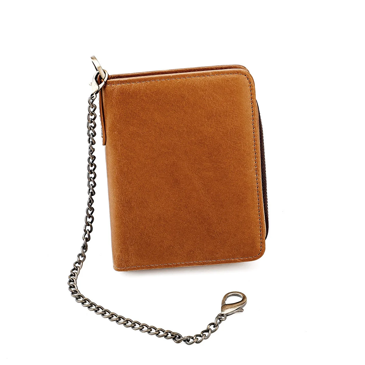 

Man Short Wallet New Genuine Leather Rfid Wallets For Men Vintage Thin Short Multi Function ID Credit Card Holder Money Bag