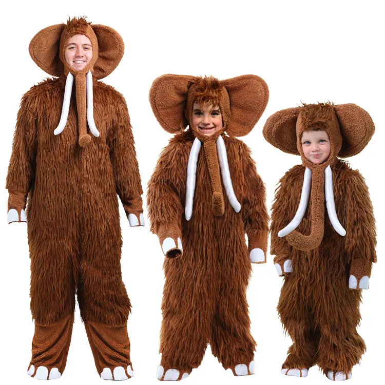 

Ye's COS Children's Day Halloween School Stage Show Adult Children Ancient Animals Elephant Costumes Mammoths Prehistoric