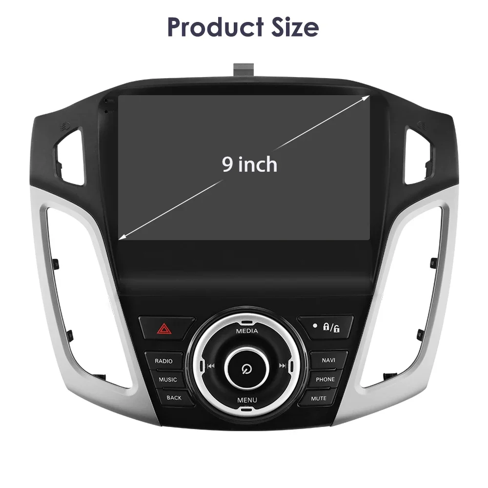 2din Android Autoradio for Ford Focus 3 MK 3 2011 - 2019 Car Radio Multimedia Video Player GPS Navi Head Unit Carplay Auto 4G PC